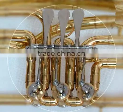 Rotary pistion Bb key baritone horn with carrying case