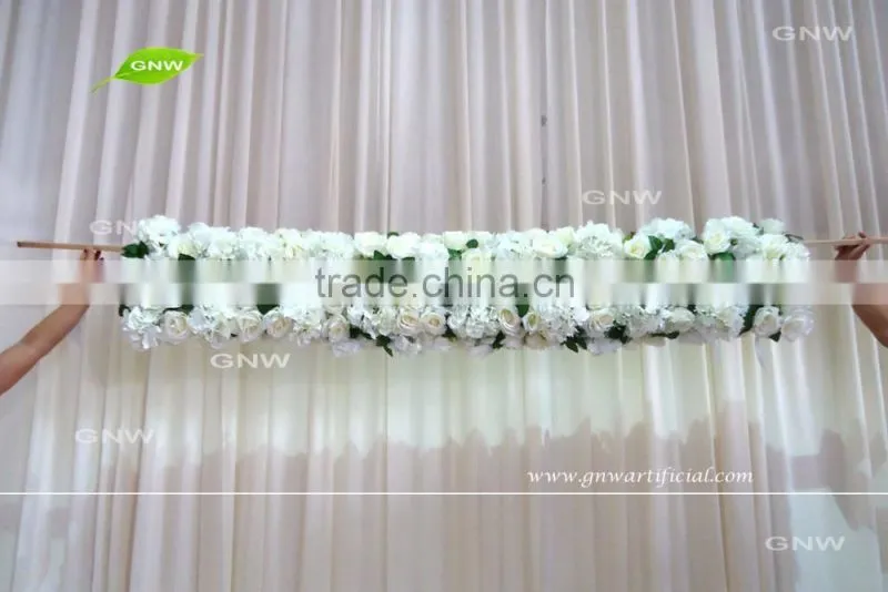 GNW FLW1609030 New arrival indian artificial rose hydrangea orchid wedding flower garlands for sale