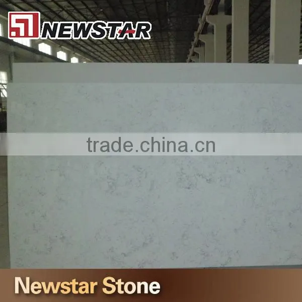 Polishing Volakas white quartz stone tile