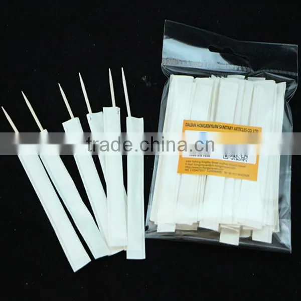 disposable cello wrapped wooden toothpick
