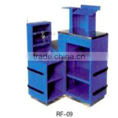 High-end cash counter /Blue check out counter