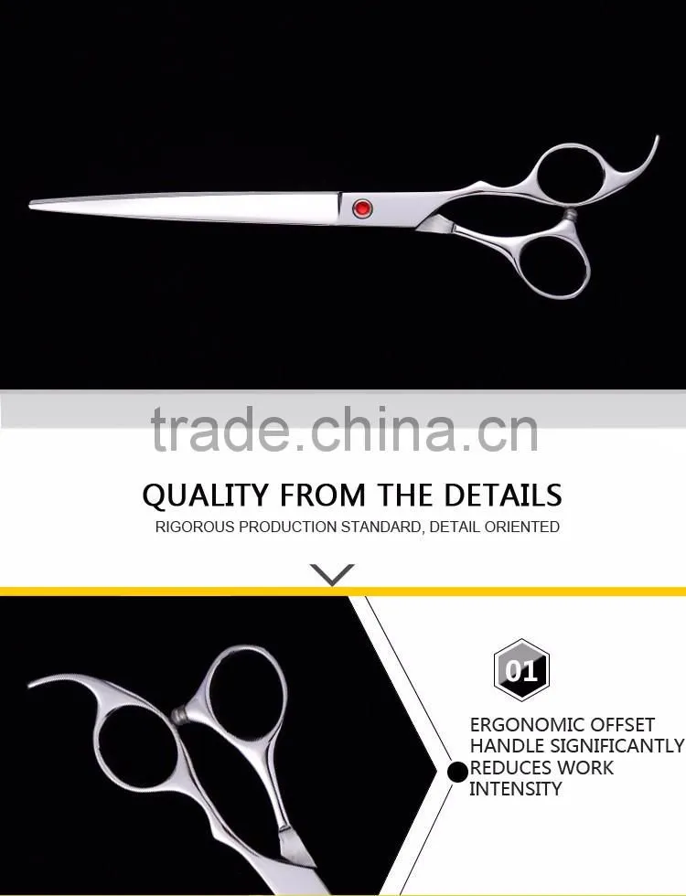 8.0 inch Professional 440C dog grooming scissors