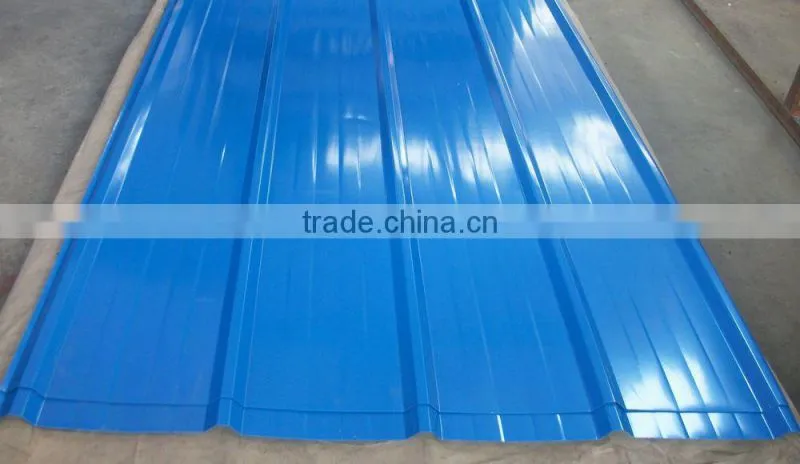 Colored roofing sheets