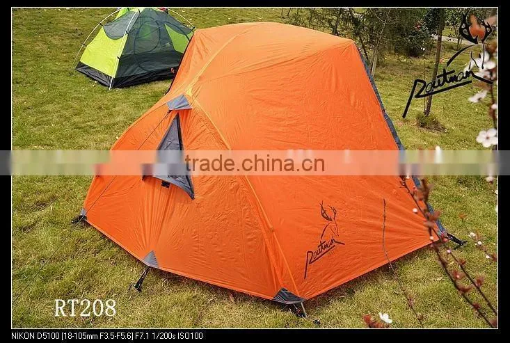 RT208 waterproof breathable safari tent for 2 people