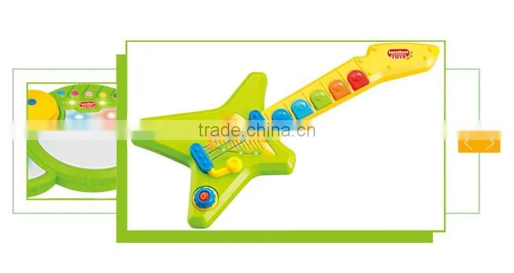Hot selling b/o musical instruments guitar toy electric drum kit