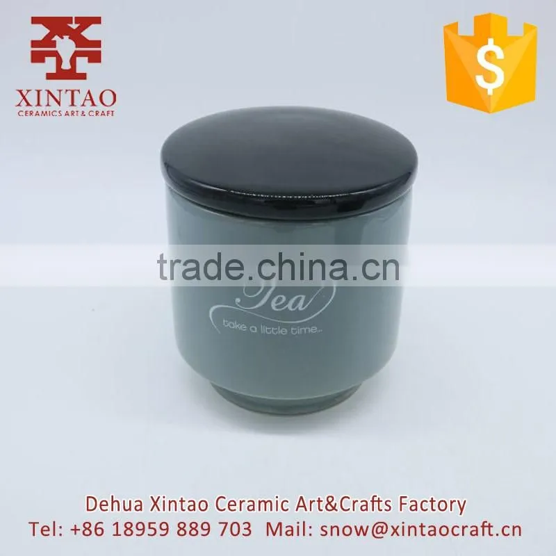Wholesale Ceramic black tableware stackable mug set with rack
