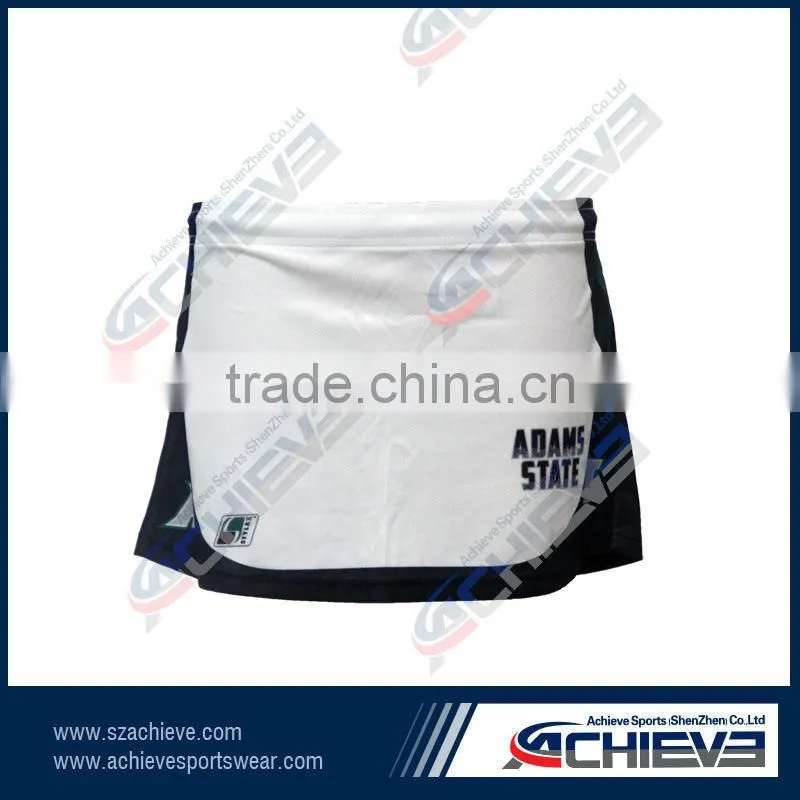 Plain colours customize patten Netball skirt with briefs