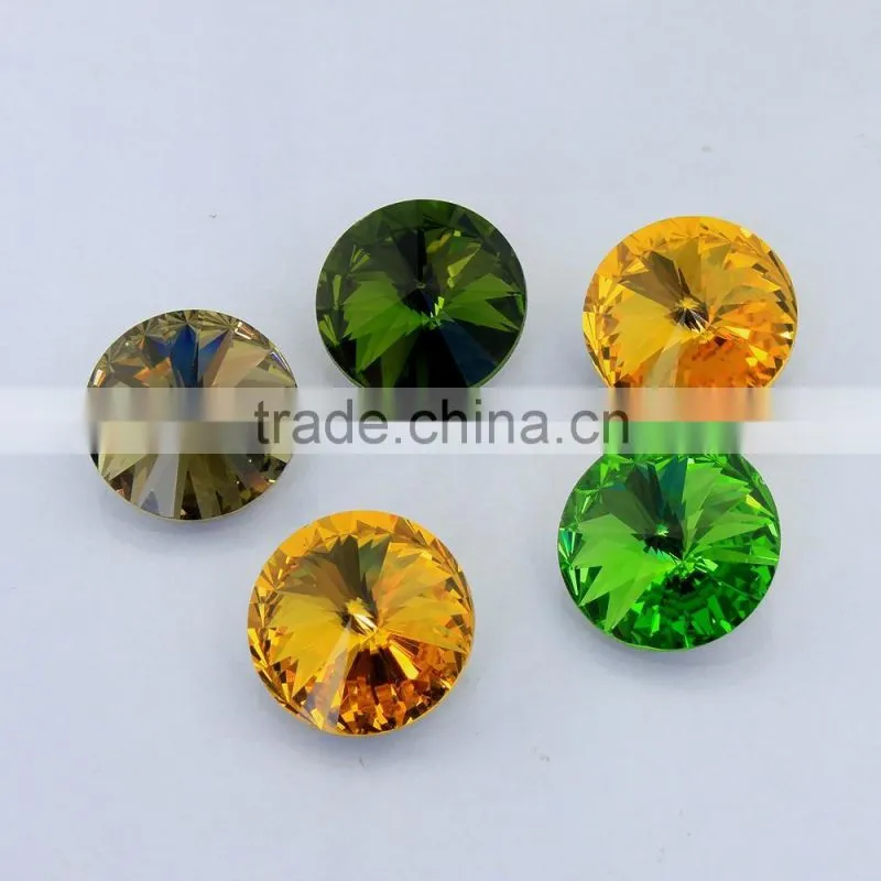 Jet Hematite Glass Bead Sew On Crystal Garment Button Rhinestones In Bulk