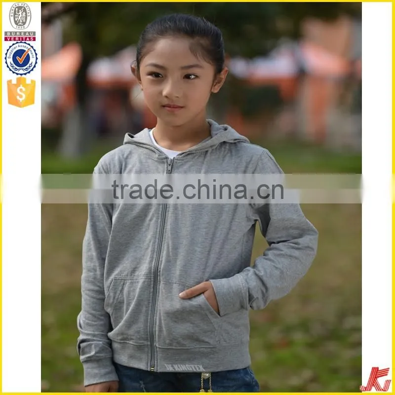 custom made cheap plain wholesale girls hooded sweatshirt