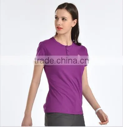 high elasticity fitness clothing blank t-shirt with soft fabric