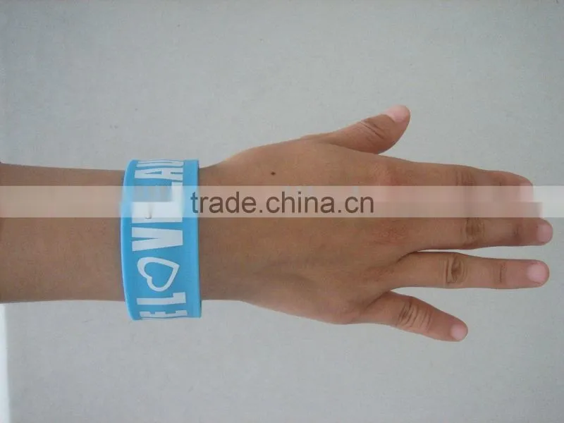 top quality printing slap wrist band
