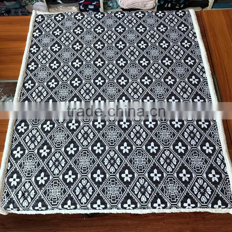 Promotional Custom Travelling Bed Throws