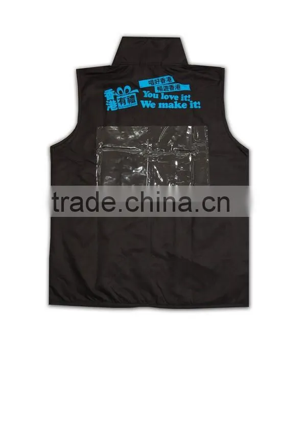 Wholesale factory price manufactures vest uniform cheap custom Promotional Vests Logo