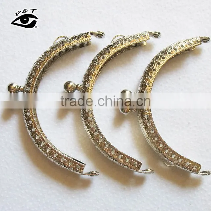 8.5CM wholesale fashion metal purse frame for bag cluth purse frame metal frame