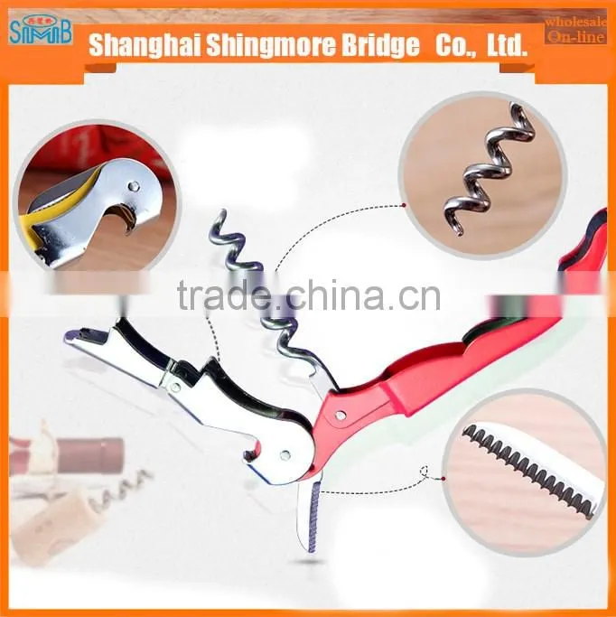 cheap wholesale high quality stainless steel wine opener for promotion