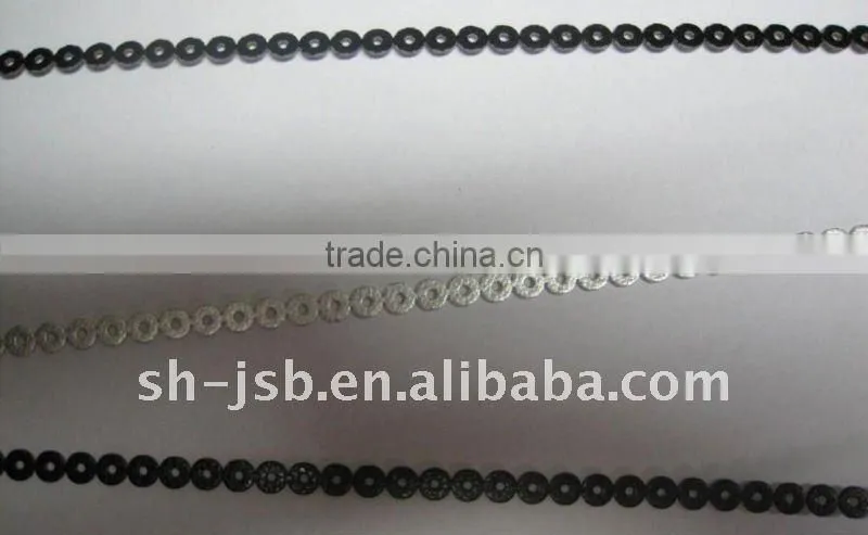 PU leather sequins chain for embroidery machine
