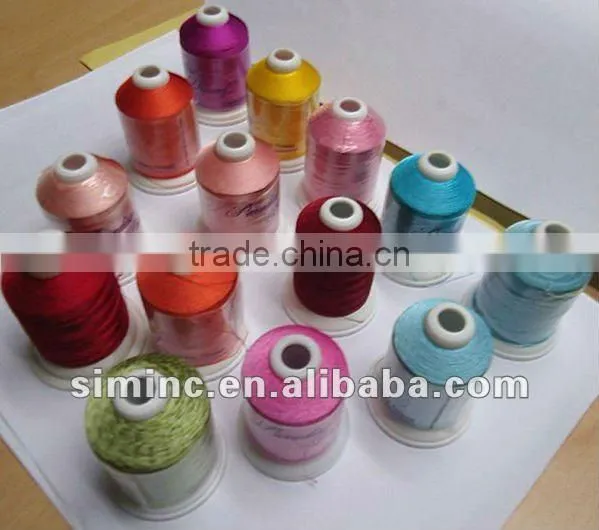 100% spun polyester sewing thread ferlctive embroidery thread