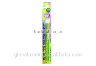 Japan 360 degree toothbrush English Version For Kids ( Pink Blue Orange Green ) Wholesale