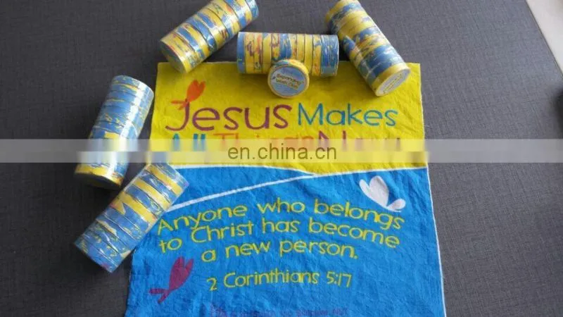 Non-woven custom shaped compressed tissue/magic towel/coin tissue