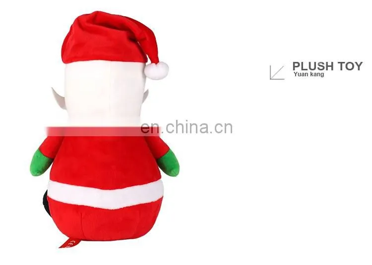 Christmas soft toy plush toys christmas elf plush toy outdoor plush santa clause small christmas animal toys