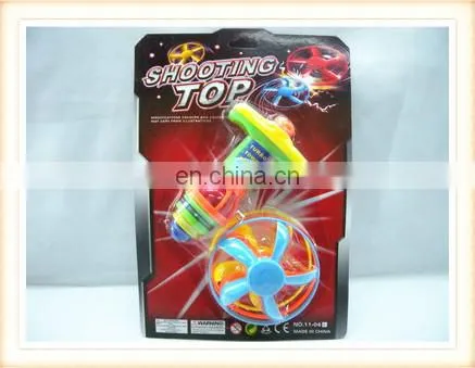 New product kids plastic light up spinning top toy spin top