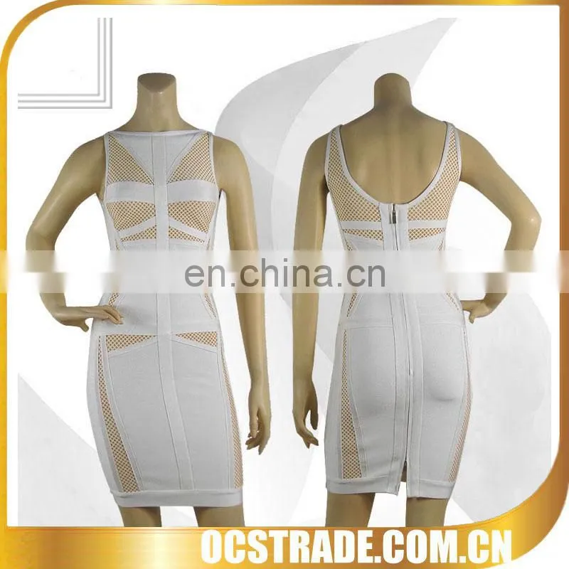 new designed see-through evening sequins dress
