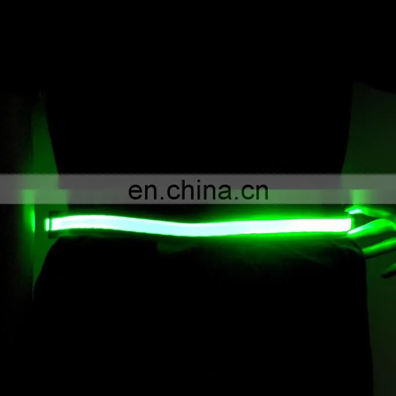 Best sale luminous flashing belt adjustable flashing belt running flashing belt