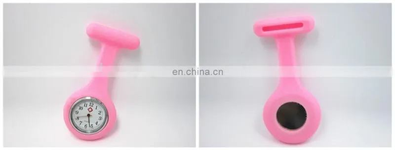 Promotional Merchandise Silicone Rubber Brooch Nurse Watch