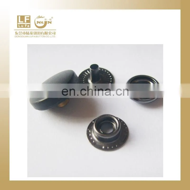polished mirror like silver finish metal snap button for overcoat,high quality press studs fasterners trimming button