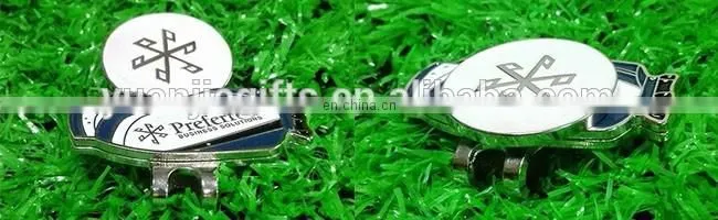 2016 promotional gift magnetic coin golf ball marker with logo