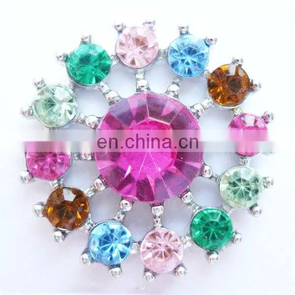 Trendy colorful cheap bulk rhinestone buttons