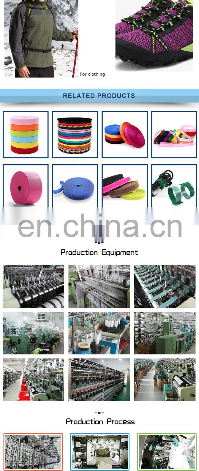 Colorful woven waistband elastic ribbon tape