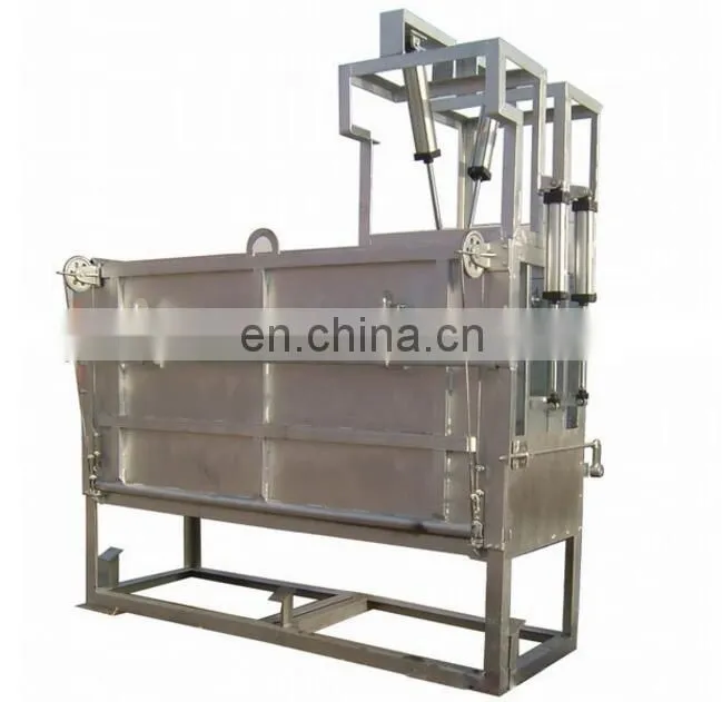 Automatic Slaughter Equipment part Halal Revolving Cattle Killing Box