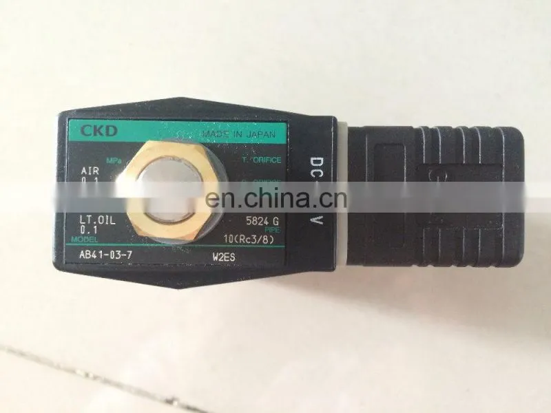 CKD Solenoid valve Japan Solenoid valve AB41-03-7-W2ES-DC24V