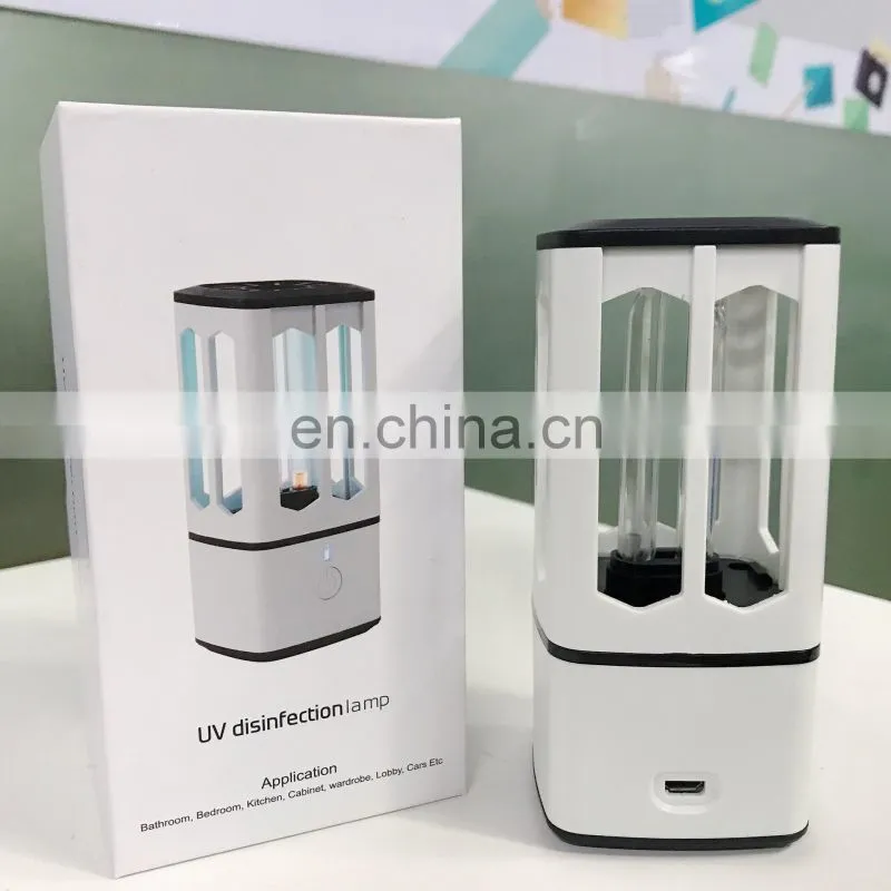Factory spot car ultraviolet disinfection lamp portable household disinfection lamp USB charging mini sterilization lamp