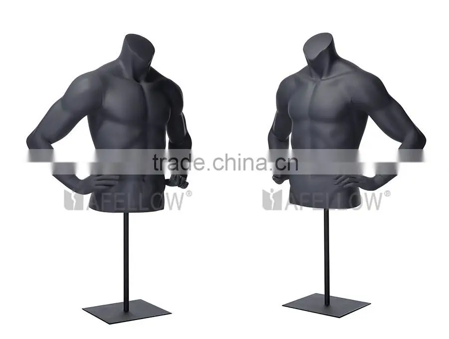 Sports Mannequin Adjustable bracket Upper Body Men Dummy Half Body Model NI-6