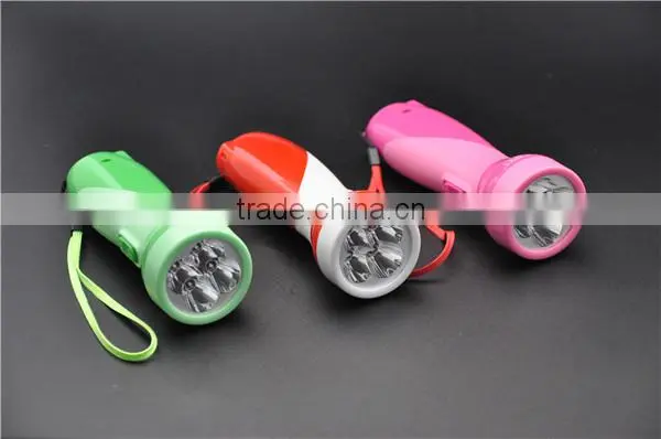 rechargeable led flashlight OMK 3224 pink led flashlight