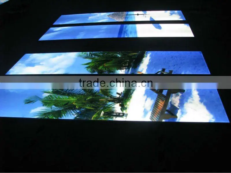 Wider light panel wall