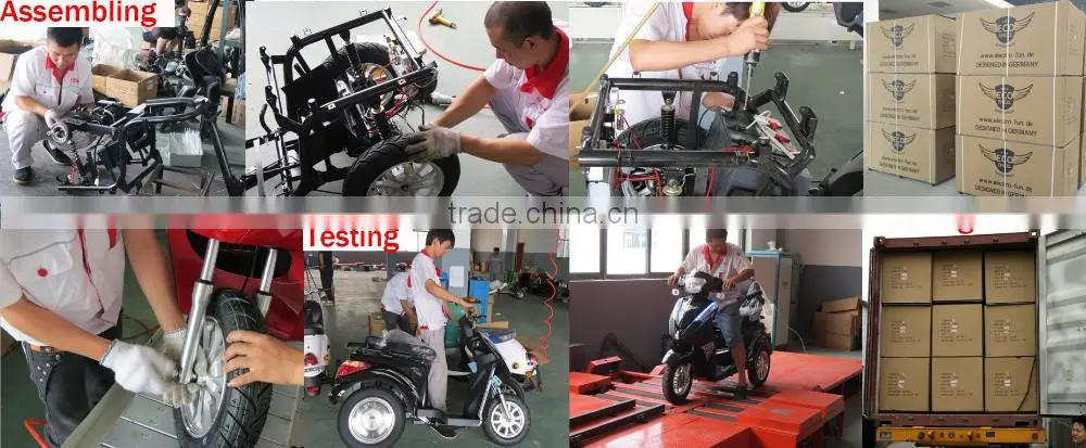 500w 48v electric adults used electric cargo tricycle
