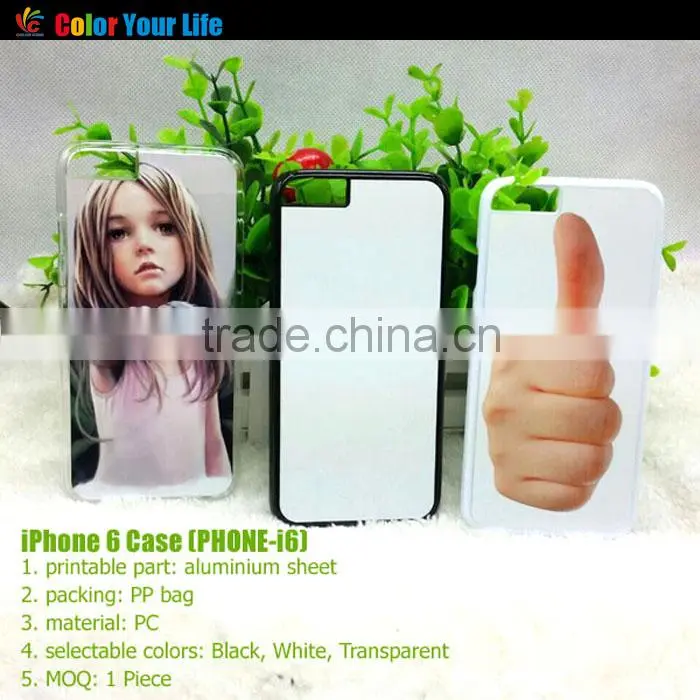 Sublimation Blank Printable Cell Cover Mobile Phone Case (PHONE-i6)
