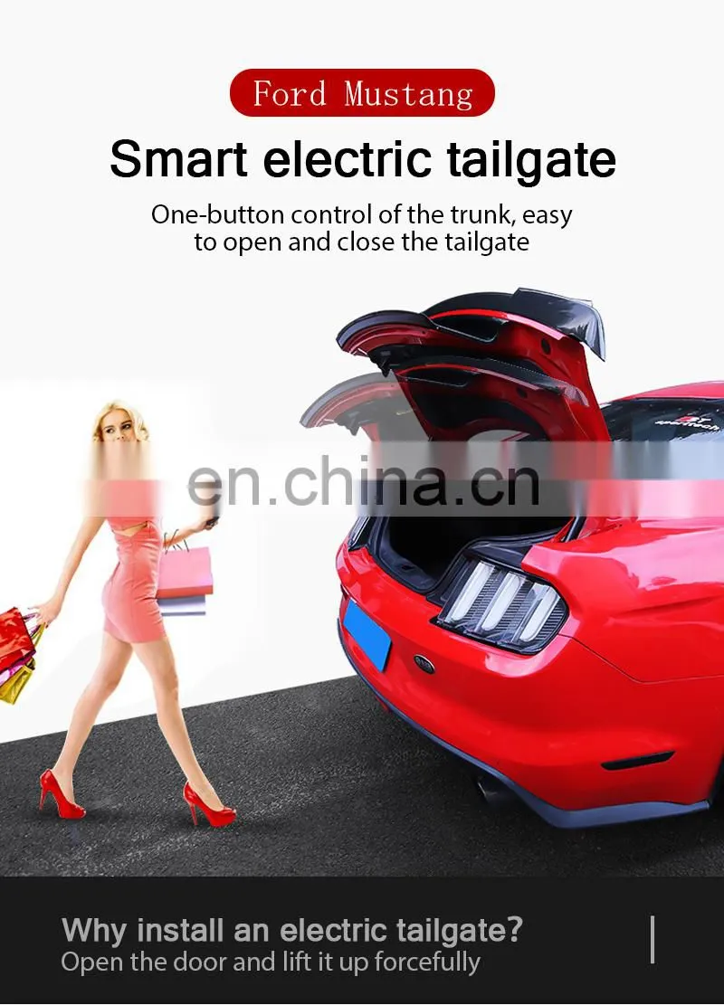 Car Exterior Accessories Auto Electric Tailgates Liftgate Foot Sensor for Ford Mustang GT350 GT500