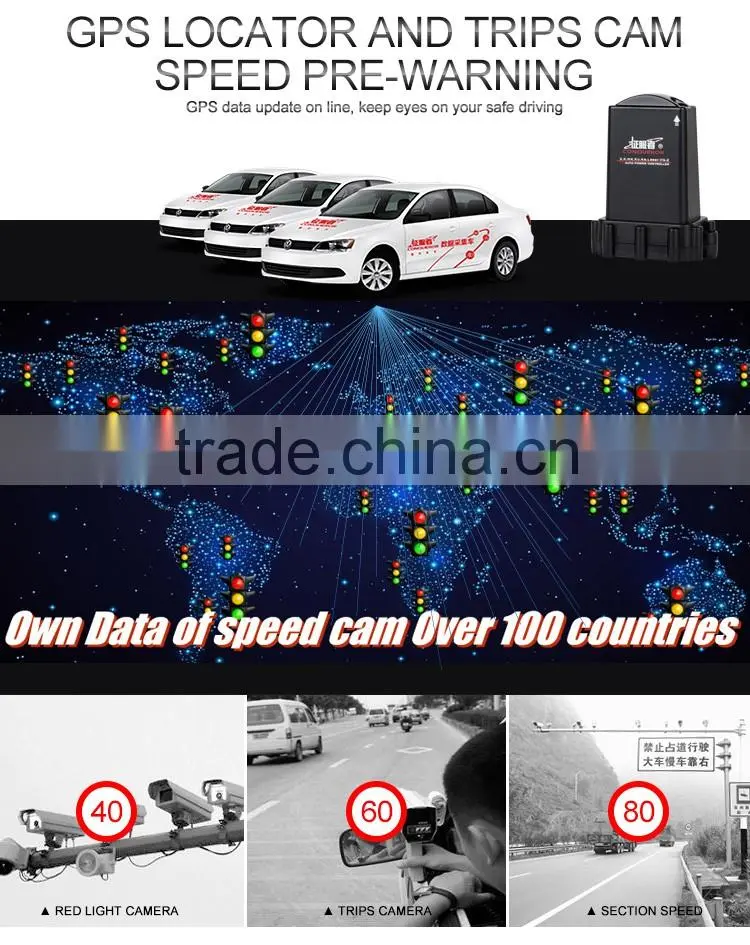 3.0 inch new style Safe Driving Guard DVR with Radar Detection Car DVR and car tracker