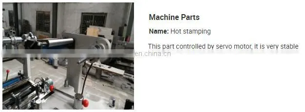 automatic foil die cutting hot stamping machine