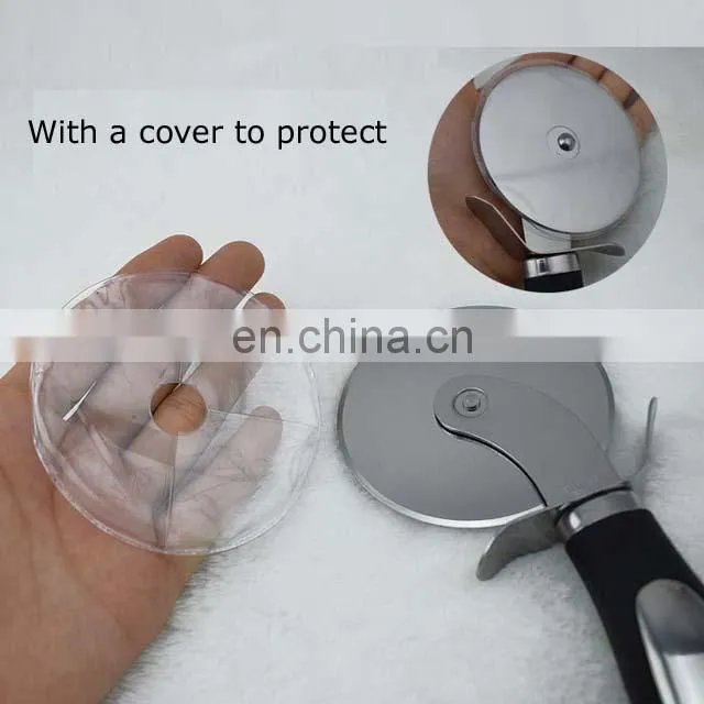 wholesale Stainless Steel Pizza Shovel Pizza Cutter Set Stainless Steel Pizza Cutter Wheel With Wood Handle