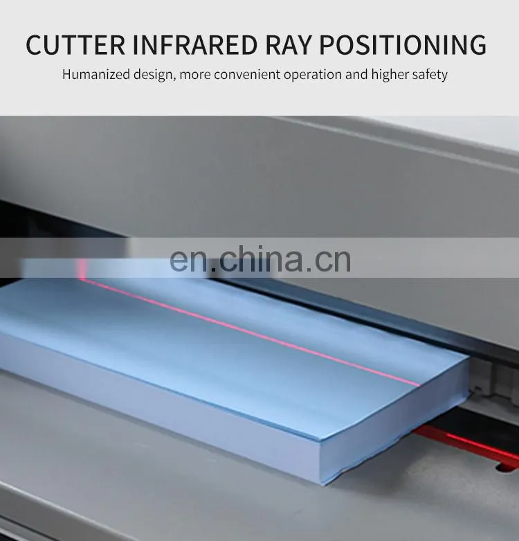 SPC-455E Cheap Price Dual Motor Electric Paper Guillotine Cutter Machine With LCD Display