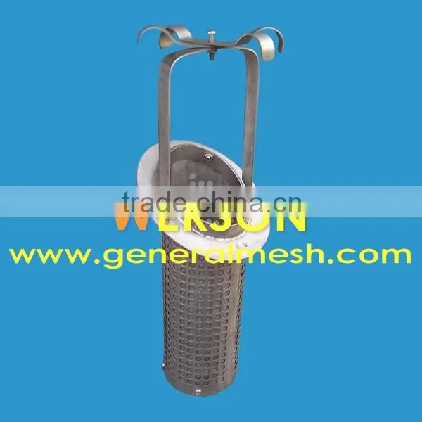 stainless steel Perforated metal basket strainer and CYLINDER | generalmesh