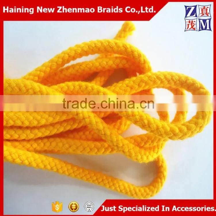 China wholesale 3/4/5/6mm braided cotton cord