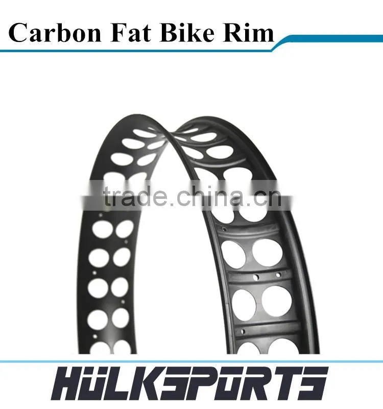 carbon fat bike wheels 26er carbon fiber fat bike wheel Toray T700 fat bike rims hookless
