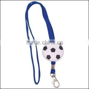 Blue Lanyard with Stress Baseball