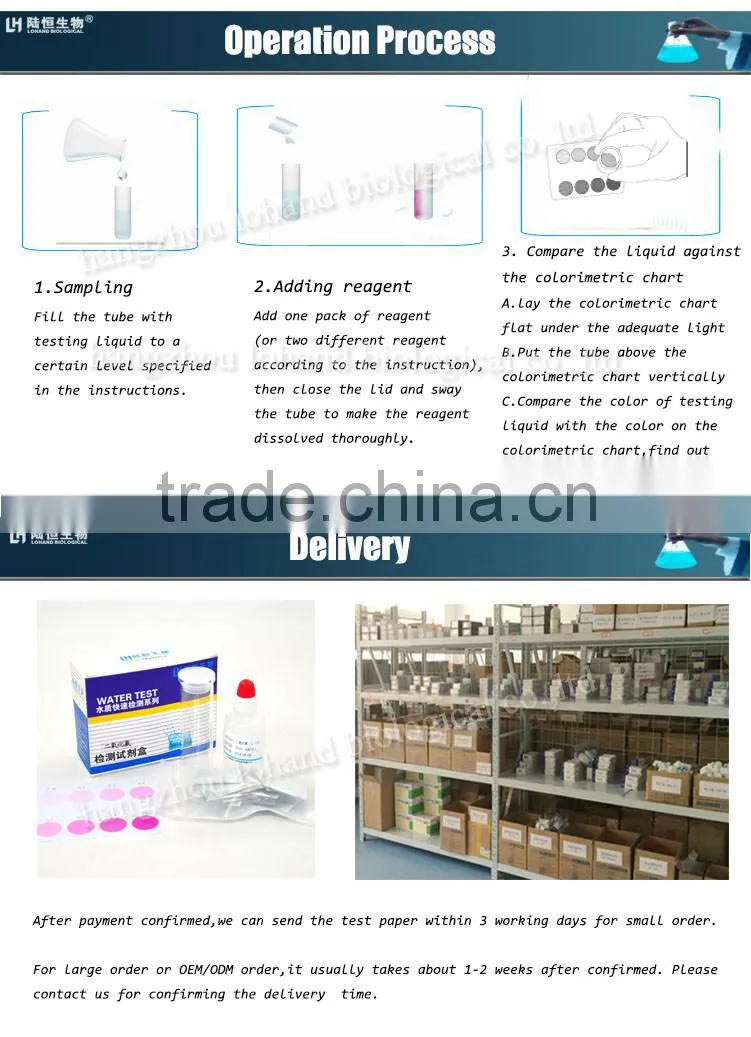 Chemistry Chlorine Dioxide test kit
